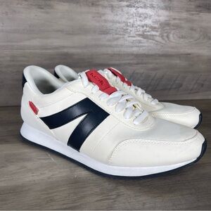 Kizik‎ Milan Hands Free Unisex M9/W10.5 Optic White Leather Athletic Shoes